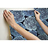 RoomMates Bed of Roses Peel and Stick Wallpaper - Blues Image 4