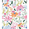 RoomMates Bella Garden Peel & Stick Wallpaper - Pink Image 1