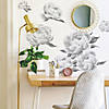 Roommates Black Peonies Peel And Stick Giant Wall Decals Image 1
