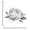 Roommates Black Peonies Peel And Stick Giant Wall Decals Image 3