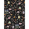 RoomMates Calypso Jungle Peel & Stick Wallpaper, Black Image 1