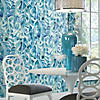 Roommates Cat Coquillette Philodendron Peel & Stick Wallpaper - Blue Image 4