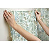 Roommates Cat Coquillette Philodendron Peel & Stick Wallpaper - Blue Image 2