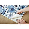 Roommates Clara Jean April Showers Peel & Stick Wallpaper - Blue Image 3