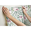 Roommates Clara Jean April Showers Peel & Stick Wallpaper - Green Image 2
