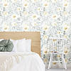 Roommates Clara Jean April Showers Peel & Stick Wallpaper - Yellow Image 1