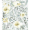 Roommates Clara Jean April Showers Peel & Stick Wallpaper - Yellow Image 1