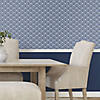 RoomMates Coastal Scallop Peel & Stick Wallpaper Blue Image 2