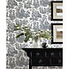 Roommates Country Life Toile Peel & Stick Wallpaper - Grey Image 1