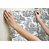 Roommates Country Life Toile Peel & Stick Wallpaper - Grey Image 3