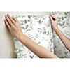 RoomMates Dancing Leaves Peel & Stick Wallpaper, Green Image 1