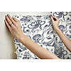 Roommates Deep Sea Toile Peel & Stick Wallpaper - Blue Image 2