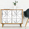 RoomMates Diamond Grid Specks Peel & Stick Wallpaper Black Image 3