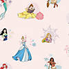 Roommates Disney Princess Power Peel & Stick Wallpaper - Pink/Blue Image 2