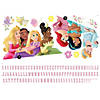 RoomMates Disney Princesses Peel And Stick Giant Wall Decal With Alphabet Image 2