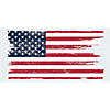 Roommates Distressed American Flag Giant Peel And Stick Wall Decals Image 1