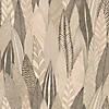 Roommates Fern & Feathers Peel & Stick Wallpaper - Brown Image 3