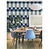 RoomMates Framework Blue Peel and Stick Wallpaper Image 1