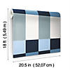 RoomMates Framework Blue Peel and Stick Wallpaper Image 4
