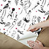 RoomMates Glamour Peel & Stick Wallpaper, Grey Image 1