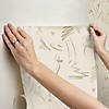 RoomMates Glamour Peel & Stick Wallpaper, Neutral Image 1