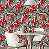 Roommates Herd Together Peel & Stick Wallpaper - Red Image 1