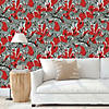 Roommates Herd Together Peel & Stick Wallpaper - Red Image 4