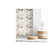 RoomMates Iris Peel &amp; Stick Wallpaper, Grey Image 1