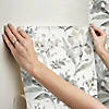 RoomMates Iris Peel & Stick Wallpaper, Grey Image 1