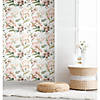 RoomMates Iris Peel &amp; Stick Wallpaper, Grey Image 4