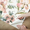 RoomMates Iris Peel & Stick Wallpaper, Pink Image 2