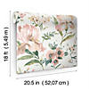 RoomMates Iris Peel & Stick Wallpaper, Pink Image 3
