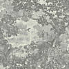 Roommates Jungle Toile Peel & Stick Wallpaper - Taupe Image 1