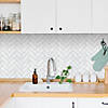 RoomMates Marble Herringbone Peel And Stick Sticktile Image 1