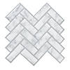 RoomMates Marble Herringbone Peel And Stick Sticktile Image 3