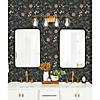 RoomMates Meadow Mix Peel & Stick Wallpaper - Black Image 1