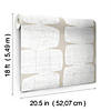 RoomMates Mid-Century Beads Peel & Stick Wallpaper, White Image 3