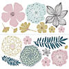 Roommates Perennial Blooms Peel And Stick Giant Wall Decals Image 2