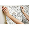 Roommates Persian Damask Peel & Stick Wallpaper - Grey Image 1