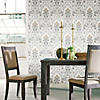 Roommates Persian Damask Peel & Stick Wallpaper - Grey Image 3