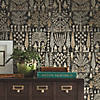 RoomMates Persian Ikat Peel &amp; Stick Wallpaper, Black Image 4