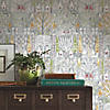 RoomMates Persian Ikat Peel & Stick Wallpaper, Grey Image 4