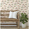 Roommates Rainbow'S End Peel & Stick Wallpaper - Taupe/Red Image 1