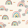 Roommates Rainbow'S End Peel & Stick Wallpaper - Taupe/Red Image 4