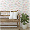 Roommates Rainbow'S End Peel & Stick Wallpaper - White/Pink Image 1