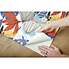Roommates Retro Tropical Leaves Peel & Stick Wallpaper - Blue Image 2