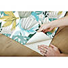 Roommates Retro Tropical Leaves Peel & Stick Wallpaper - Teal Image 2
