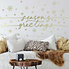 Roommates Season'S Greetings Peel And Stick Wall Decals With Metallic Ink Image 2