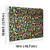 RoomMates Selva Peel & Stick Wallpaper, Green Image 1