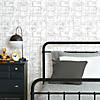 Roommates Star Wars R2D2 Geometric Peel & Stick Wallpaper - White/Grey Image 1